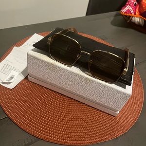 DiorSignature S5U Round Sunglasses, 60mm